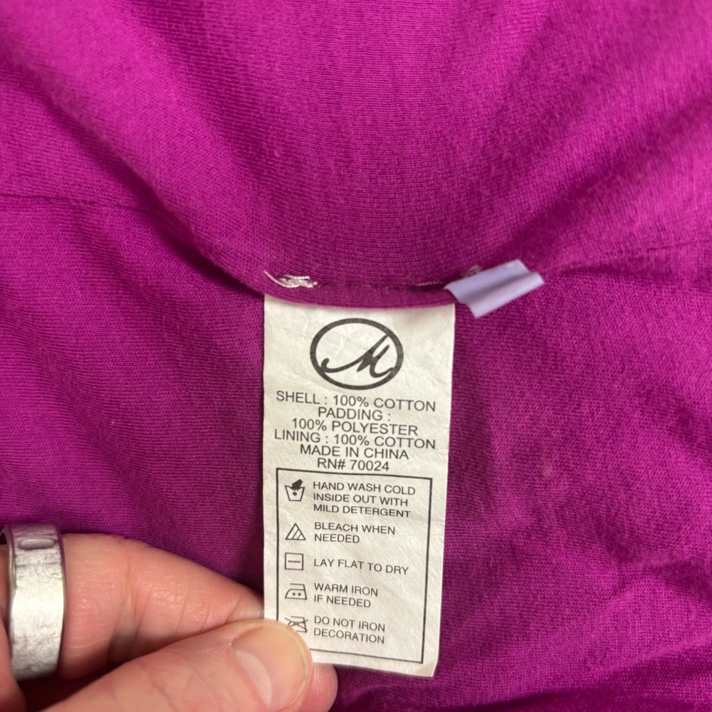 Mod-O-Doc Vintage Corduroy Purple Chunky Vest Women's Size Medium - Picture 7 of 7